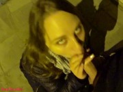 Amateur publick blowjob in night street 9/16