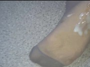 Cum on my Nylonfeet