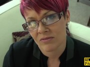 Redhead british sub roughly fucked 2/16