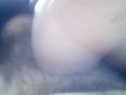 Cumming in a fake pussy toy