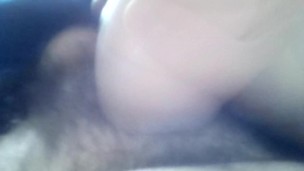 Cumming in a fake pussy toy