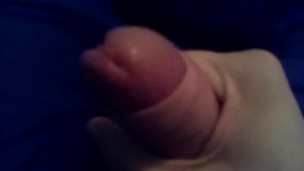 Slowly Masturbating Uncircumcised Cock