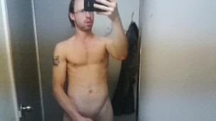 travelling: dribble cum in hostel bathroom