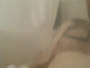 Sir-Kink playing with his limp soapy pierced dick!!!