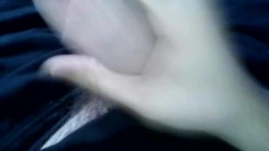 Playing With My Hairy Uncircumcised Cock