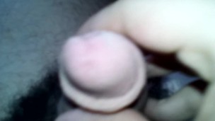 Slowly Playing With Foreskin