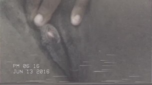 Shy Masked Girl Touches Herself (In Camcorder)