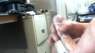 Stroking My Big Cock