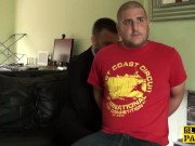 Cuckholding british submissive in chokeplay 1/16