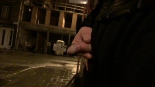 pee in public at night