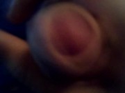 Masturbating Uncircumcised Cock Till Shoots Cum