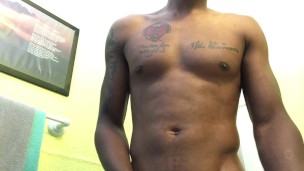 Black cock teaser- Riding Stick- 1st Video