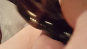 Chubby teens dildo makes her cum