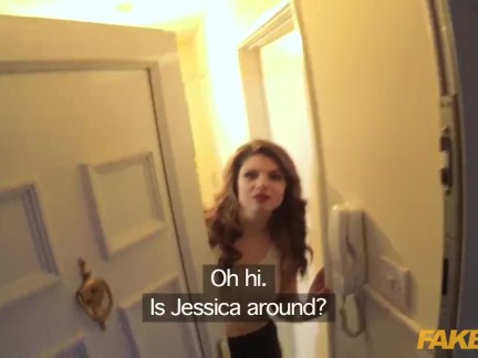 Fake Cop Lucia takes a policemans helmet deep in her arse