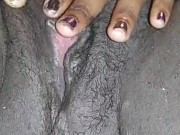Wet pussy takes black dick 3/16