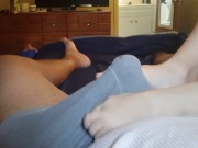 Footjob by wife 5/16