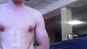 Neighbor finally gets  on hunk and dominates his 8.5 inch dick