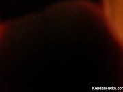 Kendall strips down and masturbates for her boyfriend