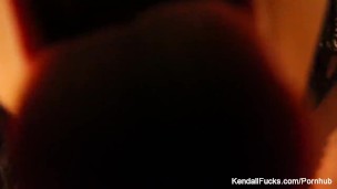 Kendall strips down and masturbates for her boyfriend