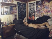 Fleshlight session on new bed 8/16