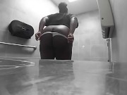Lil twerk show at McDonald's bathroom!!!!!! Goodmorning all