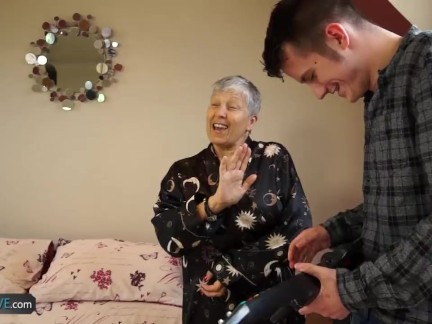 Old lady Savana fucked by student Sam Bourne by AgedLove