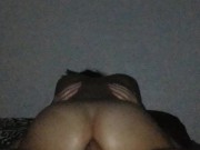 Wife takes fat cock anal, gets rewarded with cum in her ass. 10/16