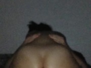 Wife takes fat cock anal, gets rewarded with cum in her ass. 11/16