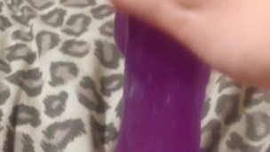 Playing with my dildo