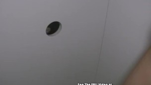 Blonde MILF Euro Tits Sucking Cocks In Glory Hole