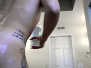 Pouring oil over my big ass 12/16