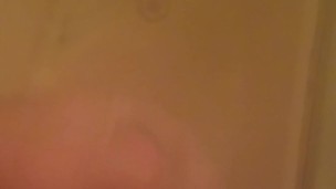 Slapping my cock in the shower