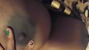 Playing with my nipples