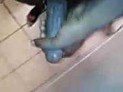 at home jacking my dick