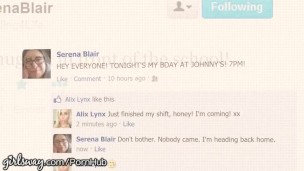 Nerdy Lesbian seduced by Artifical Intelligence