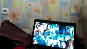 SexWife Marta congratulates the new year - in the process