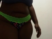 Chocolate sexy Bbw jiggling ass and sexy dancing 16/16