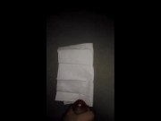 BIG cumshot. FIRST TIME