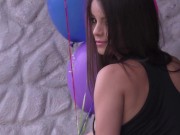 i enjoy with balloons