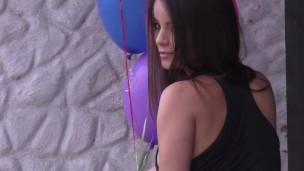i enjoy with balloons