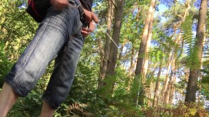 you walk in the woods and sees a boy urinating. What do you do?