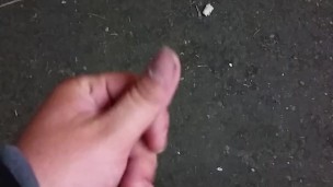 Cumming in public almost got caught