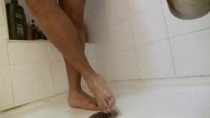 Chub Boy Pisses All Over Feet (Request)