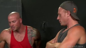 ExtraBigDicks Public Warehouse Threesome