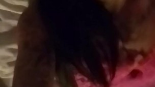 Submissive sissy feeling sexy on camera