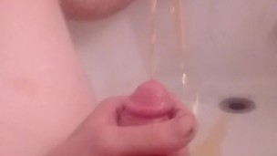 Pissinbg All OverMyself in the Tub