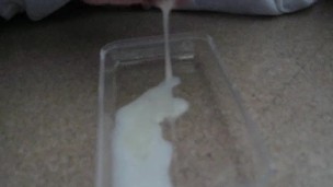 Mega load of sticky sperm