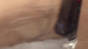 spunkdude72 cumming slowly in a glass of water