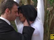 English sub slut Louise Kay doggystyled 4/16