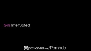 Passion-HD s Shiloh Sharadah and Alaina Kristar have threesome